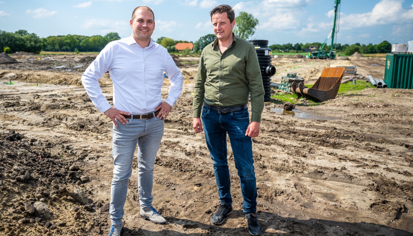 Making of video over de nieuwe woonbuurt Veldbloemenhof in Etten-Leur